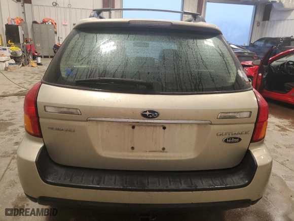 2006 Subaru Legacy Wagon Outback 3.0 R L.L. Bean with VIN 4S4BP86C064360662, listed as a Copart auction lot 86131994 with 0 mi miles and Non Repairable. Bid and sale history available at carsss.com. Image 6.