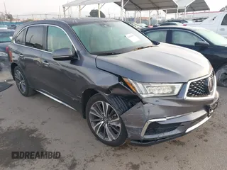 2019 Acura MDX w/Technology Pkg with VIN 5J8YD3H59KL010487, listed as a IAAI auction lot 41478493 with 55,315 mi miles. Bid and sale history available at carsss.com. Image 1.