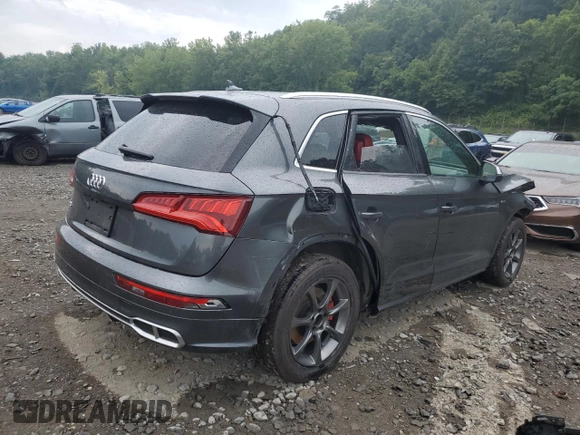 2018 Audi SQ5 Prestige with VIN WA1C4AFY4J2157101, listed as a Copart auction lot 63996054 with 44,524 mi miles and Salvage Title. Bid and sale history available at DreamBid. Image 3.