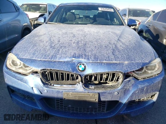 2013 BMW 3 Series ActiveHybrid 3 with VIN WBA3F9C51DF484008, listed as a Copart auction lot 83649454 with 78,925 mi miles and Salvage Title. Bid and sale history available at carsss.com. Image 5.