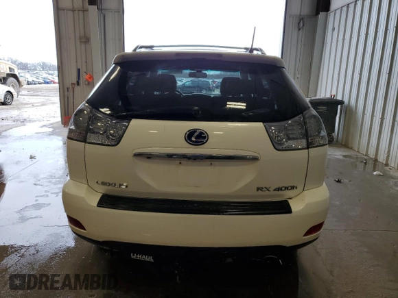 2008 Lexus RX 400h with VIN JTJGW31U082009312, listed as a Copart auction lot 49076565 with 196,778 mi miles and Non Repairable. Bid and sale history available at DreamBid. Image 6.