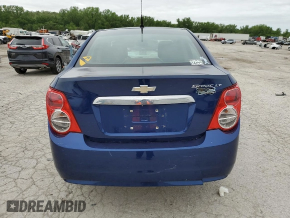 2013 Chevrolet Sonic LT with VIN 1G1JC5SH4D4204450, listed as a Copart auction lot 55173345 with 135,604 mi miles and Clean Title. Bid and sale history available at DreamBid. Image 6.