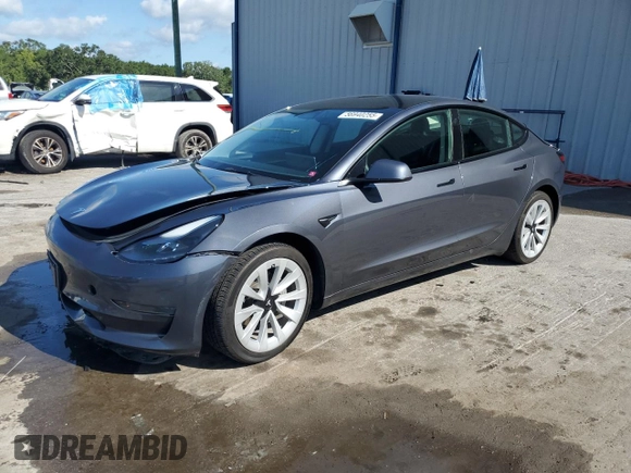 2023 Tesla Model 3 with VIN 5YJ3E1EA7PF456613, listed as a Copart auction lot 56940255 with 35,920 mi miles and Non repairable. Bid and sale history available at DreamBid. Image 1.