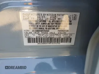 2024 Nissan Sentra SR z VIN 3N1AB8DV4RY254593, wystawiony jako Copart lot #48984625 z przebiegiem 17 020 mil mil oraz Szkoda całkowita • Salvage title. Historia ofert i sprzedaży dostępna na DreamBid. Obrazek 12.