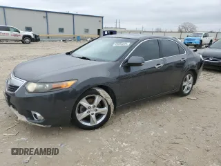 2012 Acura TSX Tech Pkg with VIN JH4CU2F61CC013009, listed as a Copart auction lot 45093225 with 156,742 mi miles and Salvage Title. Bid and sale history available at carsss.com. Image 1.