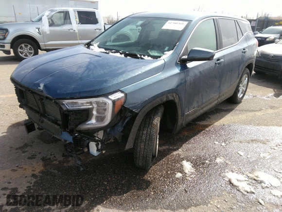 2024 GMC Terrain SLE with VIN 3GKALTEG6RL347761, listed as a IAAI auction lot 41700368 with 17,336 mi miles. Bid and sale history available at carsss.com. Image 6.