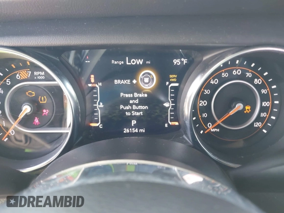 2022 Jeep Wrangler Unlimited Sahara z VIN 1C4HJXEN3NW242458, wystawiony jako IAAI lot #42352073 z przebiegiem 26 154 mil mil oraz . Historia ofert i sprzedaży dostępna na DreamBid. Obrazek 7.