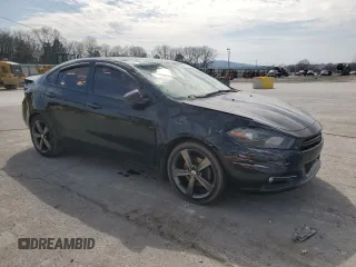 2014 Dodge Dart GT with VIN 1C3CDFEB2ED791019, listed as a Copart auction lot 50613175 with 0 mi miles and Salvage Title. Bid and sale history available at carsss.com. Image 4.
