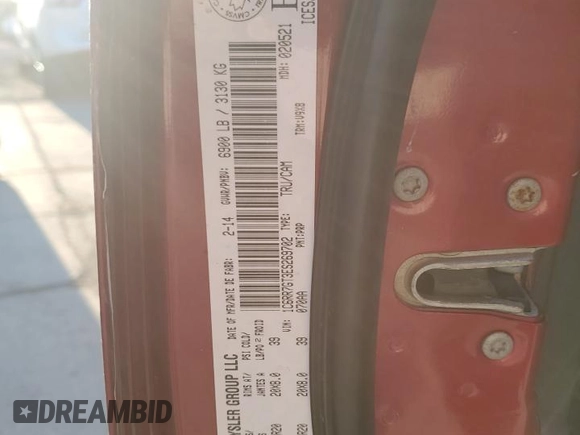 2014 Ram 1500 SLT z VIN 1C6RR7GT3ES269702, wystawiony jako Copart lot #50360525 z przebiegiem 128 813 mil mil oraz Szkoda całkowita • Salvage title. Historia ofert i sprzedaży dostępna na DreamBid. Obrazek 13.