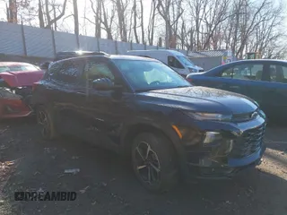2023 Chevrolet TrailBlazer RS with VIN KL79MTSL7PB175734, listed as a IAAI auction lot 41748676 with 18,874 mi miles. Bid and sale history available at carsss.com. Image 1.