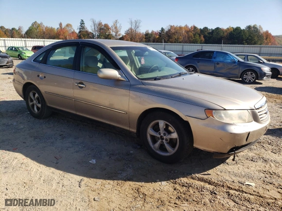 2006 Hyundai Azera SE with VIN KMHFC46F16A070299, listed as a Copart auction lot 77347844 with 161,000 mi miles and Salvage Title. Bid and sale history available at carsss.com. Image 4.