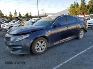 2018 Kia Optima LX with VIN 5XXGT4L32JG191567, listed as a Copart auction lot 88325355 with 105,360 mi miles and Clean Title. Bid and sale history available at carsss.com. Image 1.