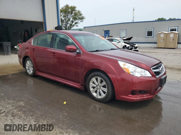 2010 Subaru Legacy Premium with VIN 4S3BMBB6XA3230686, listed as a Copart auction lot 57419855 with 74,408 mi miles and Salvage title. Bid and sale history available at DreamBid. Image 4.