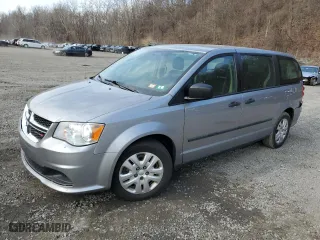 2016 Dodge Grand Caravan SE with VIN 2C4RDGBG9GR103044, listed as a Copart auction lot 50452225 with 214,342 mi miles and Clean Title. Bid and sale history available at carsss.com. Image 1.