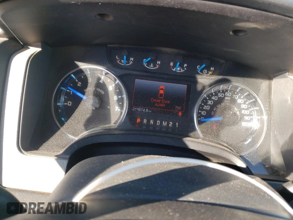 2014 Ford F-150 XL with VIN 1FTFX1CF5EKD01872, listed as a Copart auction lot 42022665 with 211,674 mi miles and Clean Title. Bid and sale history available at DreamBid. Image 9.