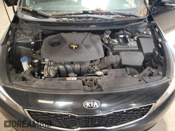 2017 Kia Forte LX with VIN KNAFK5A86H5672100, listed as a Copart auction lot 55101985 with 111,739 mi miles and Salvage Title. Bid and sale history available at carsss.com. Image 12.