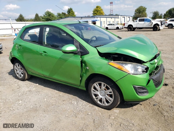 2013 Mazda Mazda2 Sport with VIN JM1DE1KZXD0168092, listed as a Copart auction lot 71108674 with 111,821 mi miles and Salvage Title. Bid and sale history available at carsss.com. Image 4.