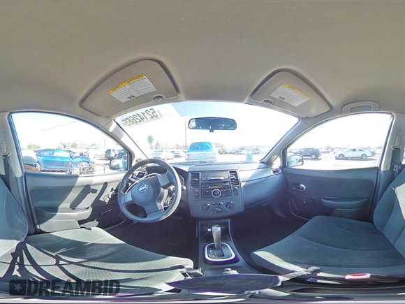 2010 Nissan Versa 1.8 S with VIN 3N1BC1CP9AL468234, listed as a Copart auction lot 52142665 with 127,396 mi miles and Salvage Title. Bid and sale history available at carsss.com. Image 13.