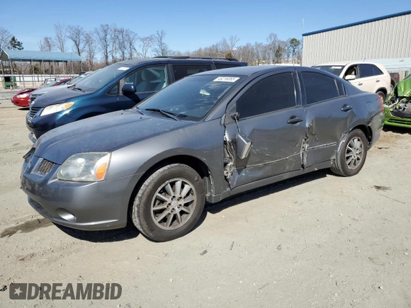 2004 Mitsubishi Galant LS with VIN 4A3AB56S54E128812, listed as a Copart auction lot 46216065 with 176,366 mi miles and Salvage Title. Bid and sale history available at carsss.com. Image 1.