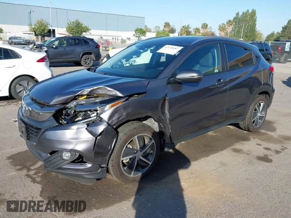 2022 Honda HR-V EX with VIN 3CZRU6H50NM704101, listed as a IAAI auction lot 42148987 with 30,507 mi miles. Bid and sale history available at carsss.com. Image 17.