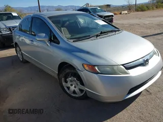 2008 Honda Civic LX z VIN 1HGFA16598L108158, wystawiony jako IAAI lot #41837707 z przebiegiem Nie podano mil oraz . Historia ofert i sprzedaży dostępna na DreamBid. Obrazek 1.