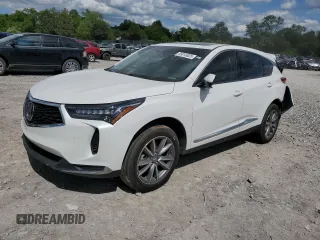 2024 Acura RDX Technology with VIN 5J8TC2H52RL007013, listed as a Copart auction lot 55810825 with 33,050 mi miles and Salvage title. Bid and sale history available at DreamBid. Image 1.