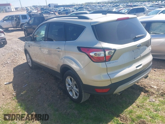 2017 Ford Escape SE with VIN 1FMCU0GD3HUC94245, listed as a IAAI auction lot 41877799 with 214,571 mi miles. Bid and sale history available at carsss.com. Image 3.