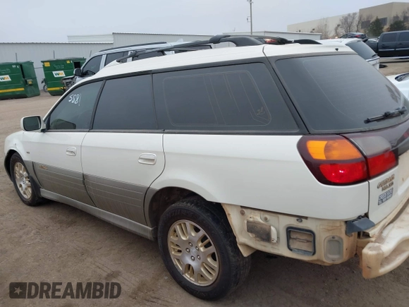 2002 Subaru Legacy Outback VDC with VIN 4S3BH896827655881, listed as a IAAI auction lot 41498930 with 219,672 mi miles and . Bid and sale history available at DreamBid. Image 14.