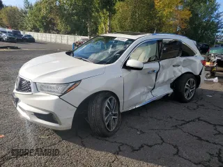 2020 Acura MDX Sport Hybrid w/Advance Pkg with VIN 5J8YD7H72LL001155, listed as a Copart auction lot 76534484 with 49,749 mi miles and Salvage Title. Bid and sale history available at carsss.com. Image 1.