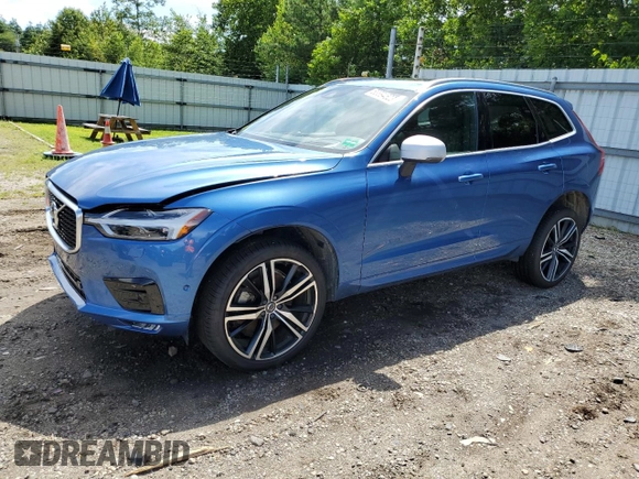 2019 Volvo XC60 R-Design with VIN LYV102RM1KB279390, listed as a Copart auction lot 63394523 with Not Provided miles and . Bid and sale history available at carsss.com. Image 1.