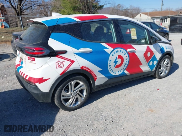 2023 Chevrolet Bolt EV 1LT with VIN 1G1FW6S04P4109758, listed as a IAAI auction lot 41761954 with 37,821 mi miles and . Bid and sale history available at DreamBid. Image 4.