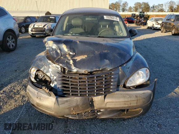 2002 Chrysler PT Cruiser Limited with VIN 3C8FY68B72T334753, listed as a Copart auction lot 78596014 with 77,954 mi miles and Salvage Title. Bid and sale history available at DreamBid. Image 5.