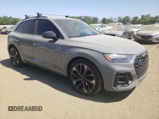 2022 Audi SQ5 Premium Plus with VIN WA1B4AFY4N2030995, listed as a Copart auction lot 52509873 with 19,207 mi miles and . Bid and sale history available at DreamBid. Image 4.