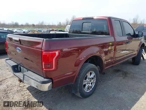 2015 Ford F-150 XLT with VIN 1FTFX1EF9FFA86164, listed as a IAAI auction lot 42112185 with 115,871 mi miles and . Bid and sale history available at DreamBid. Image 4.