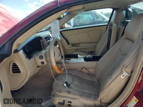 2009 Cadillac XLR Platinum z VIN 1G6YV36A595600621, wystawiony jako Copart lot #75302454 z przebiegiem Nie podano mil oraz Szkoda całkowita • Salvage title. Historia ofert i sprzedaży dostępna na DreamBid. Obrazek 7.