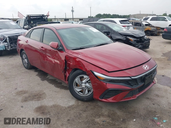 2024 Hyundai Elantra SE with VIN KMHLL4DG6RU850932, listed as a IAAI auction lot 42389644 with 11,958 mi miles and . Bid and sale history available at DreamBid. Image 1.