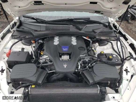2023 Maserati Ghibli Modena Q4 with VIN ZAM57YTM5PX419828, listed as a Copart auction lot 48573354 with 12,261 mi miles. Bid and sale history available at carsss.com. Image 11.