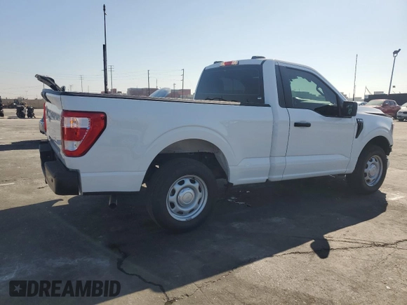 2023 Ford F-150 XL with VIN 1FTMF1CB5PKE11802, listed as a Copart auction lot 46359565 with 38,068 mi miles and Salvage Title. Bid and sale history available at carsss.com. Image 3.