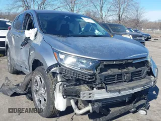 2019 Honda CR-V EX with VIN 7FARW2H55KE031982, listed as a IAAI auction lot 41465242 with 46,411 mi miles. Bid and sale history available at carsss.com. Image 1.