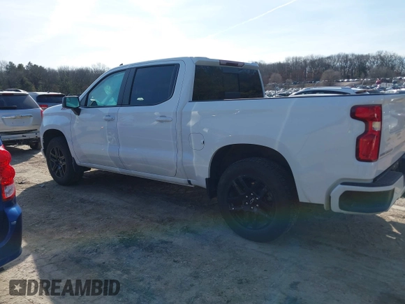 2024 Chevrolet Silverado 1500 RST with VIN 2GCUDEED4R1211055, listed as a IAAI auction lot 41783226 with 17,172 mi miles. Bid and sale history available at carsss.com. Image 3.