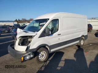 2019 Ford Transit with VIN 1FTYE2CM1KKB36255, listed as a Copart auction lot 85185864 with 72,053 mi miles and Salvage Title. Bid and sale history available at carsss.com. Image 1.