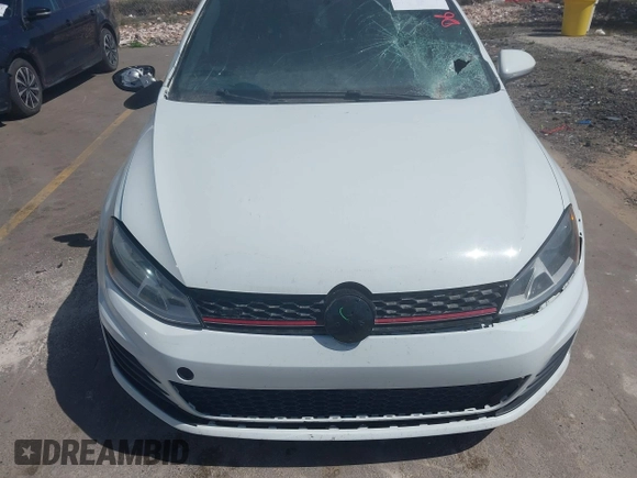2017 Volkswagen Golf GTI S with VIN 3VW5T7AU2HM035393, listed as a IAAI auction lot 42009016 with 80,669 mi miles. Bid and sale history available at carsss.com. Image 12.