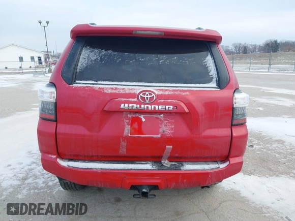 2018 Toyota 4Runner SR5 with VIN JTEBU5JR5J5535848, listed as a IAAI auction lot 41405864 with 112,214 mi miles and . Bid and sale history available at DreamBid. Image 17.