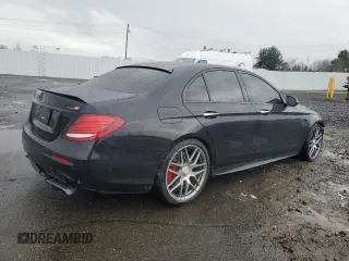 2019 Mercedes-Benz E 63 S AMG with VIN WDDZF8KB0KA557478, listed as a Copart auction lot 43457895 with 23,736 mi miles and Salvage Title. Bid and sale history available at DreamBid. Image 3.