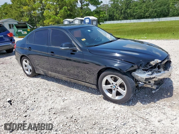2015 BMW 3 Series 328i with VIN WBA3A5C54FF609416, listed as a Copart auction lot 60273505 with 232,097 mi miles and Salvage title. Bid and sale history available at DreamBid. Image 4.