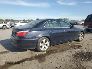 2008 BMW 5 Series 528xi with VIN WBANV13598CZ59411, listed as a Copart auction lot 54164515 with 143,019 mi miles and Clean Title. Bid and sale history available at carsss.com. Image 3.