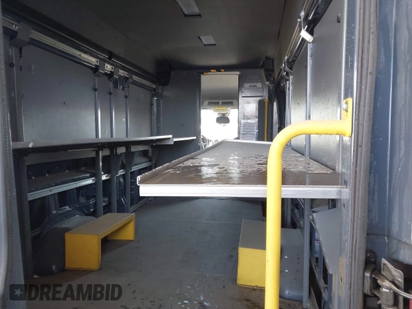 2019 Ford Transit with VIN 1FTYR3XM4KKB78505, listed as a IAAI auction lot 42641111 with 53,272 mi miles and . Bid and sale history available at DreamBid. Image 8.