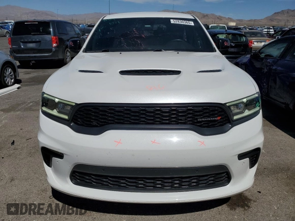 2021 Dodge Durango R/T with VIN 1C4SDJCT4MC558933, listed as a Copart auction lot 52830365 with 59,882 mi miles and Salvage title. Bid and sale history available at DreamBid. Image 5.