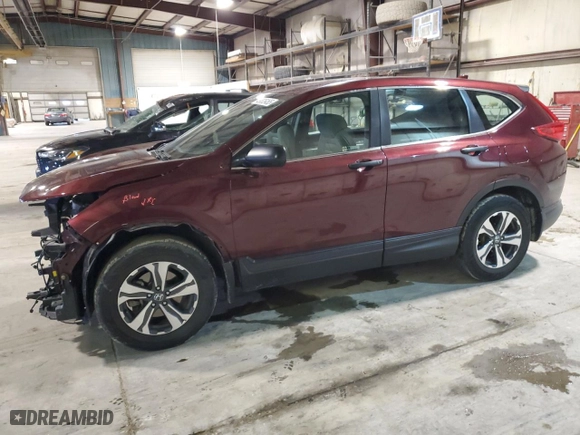 2019 Honda CR-V LX with VIN 2HKRW6H34KH226698, listed as a Copart auction lot 49835465 with 109,292 mi miles and Salvage Title. Bid and sale history available at carsss.com. Image 1.