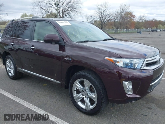 2013 Toyota Highlander Limited z VIN JTEDC3EH7D2017120, wystawiony jako IAAI lot #42060409 z przebiegiem 122 721 mil mil oraz . Historia ofert i sprzedaży dostępna na DreamBid. Obrazek 1.